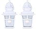Canarm IOL183TWH-C Fieldhouse Outdoor Lantern Twin Pack, White