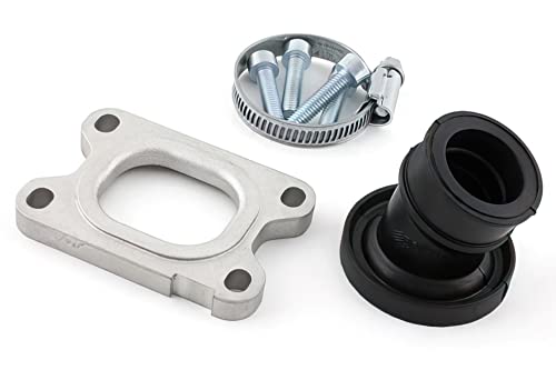 Colector AM6 Derbi D.21 con admisión mineral para optimizar el flujo de gases