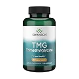 Swanson TMG Trimethylglycine - Amino Acid Supplement Promoting Healthy Liver Function & Heart Health Support - (90 Capsules, 500mg Each)