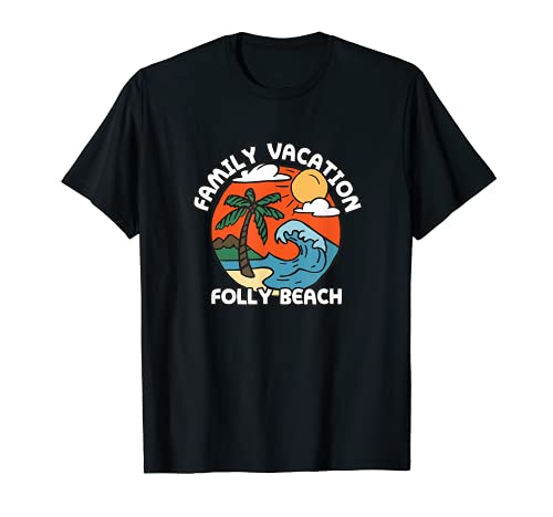 Vacation en famille Folly Beach Lover South Carolina T-Shirt