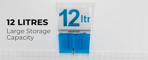 Image of Aquadpure Copper +Alkaline RO Water Purifier with RO, UV, UF, TDS Adjuster 12L | 8 Stage Purification | Suitable for all type water supply