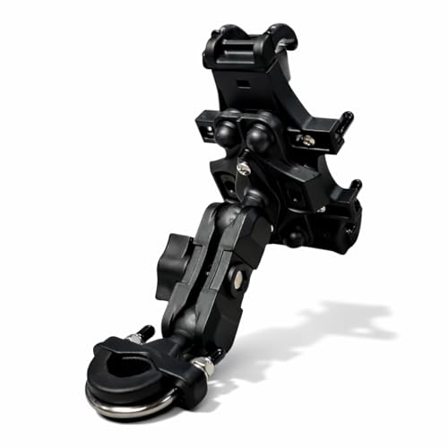 Image of Heavy Duty Bike Mobile Holder | 360 Rotation | Anti-Vibration | Universal Phone Mount for Motorcycle & Scooter | Handlebar Mobile Stand