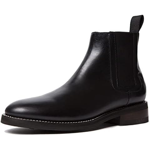 Thursday Boot Company Men's Duke Chelsea Leather Boot, Black, 11 Cover