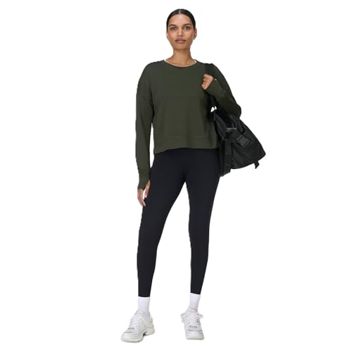Sweaty Betty Women's After Class Cropped Crewneck Sweatshirt – Nori Green, Medium