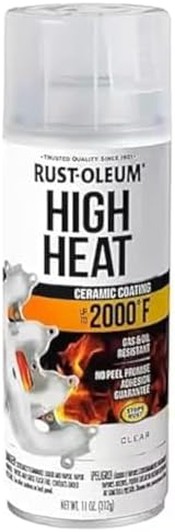 rust-oleum Automotive 260771 11-ounce 2000 Degree High Heat Spray, Gloss Clear 11-Ounce 260771 1