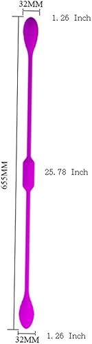 Miniatura 2 de Vibrador de doble extremo, huevo vibrador con 12 vibraciones para mujer, punto G, consolador de doble cabeza, vibrador de bala recargable, doble