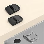 Portable Keyboard Riser, Mini Invisible Laptop Stand for Desk Computer Keyboard MacBook Notebook Stand Riser Aluminum (2PCS) (Black)