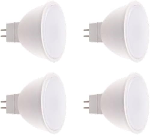 WEB world electronic business Set 4 pezzi - Lampadina Faretto LED GU5.3 3.5W 280lm 2700K Luce Calda 220-240V 25000 Ore