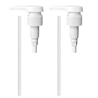 2 Stück Dosierpumpe 1l,Pumpspender zum Shampoo,Sirup Spender Derdosierpumpe,Seifenspender Pumpkopf,Universelle Seifenspender Aufsatz,Pumpen Head für Best Body Sirup 28/410 Gewindebehälter Flasche