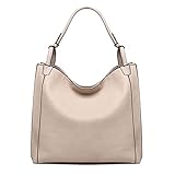 【グッシオ ベーシック】通勤 ワンショルダー トートバッグバッグ 縫製強化済み 軽量 A4対応 PUレザー レディース おしゃれ 120849(ベージュ)