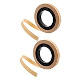 CAXUSD 2rollen Geldbänder Für Banknoten Selbstklebende Währungsstrips Robuste Geldbänder Für Noten Banken Und Finanzinstitute Effiziente Wrap-organizer