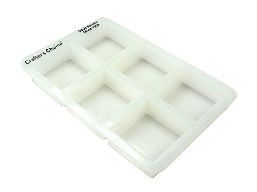 Crafters Choice - Basic Square Silicone Soap Mold - 1605