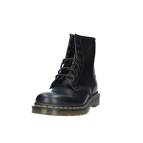 Image of Dr. Martens Unisex 1460 Smooth Leather 8 Eye Boot, Black, 5 Women /4 Men