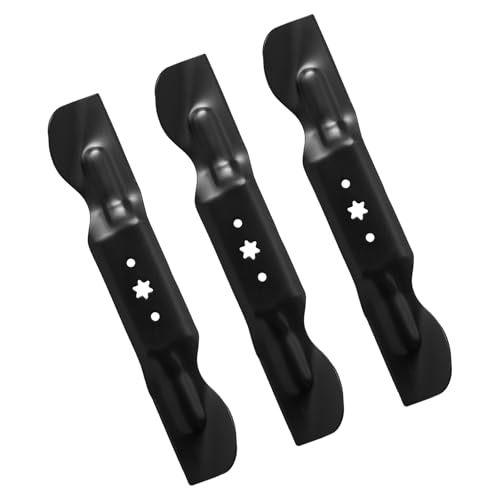 BCQNXX 742P05620 High Lift Blades for Cub Cadet Ultima ZT2 ZT3 60 Inch Deck - Heavy Duty Blade Replaces 490-110-C187 742-05620 - 3 Pack