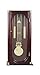 Traditional Floor Standing Grandfather Clock, 72 Inch, Cherry Finish, Metal Moon Dial, Westminster Chime, 71.6