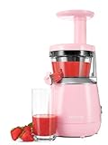 Hurom H310A Personal Self Feeding Slow Masticating Juicer (HP Pink)