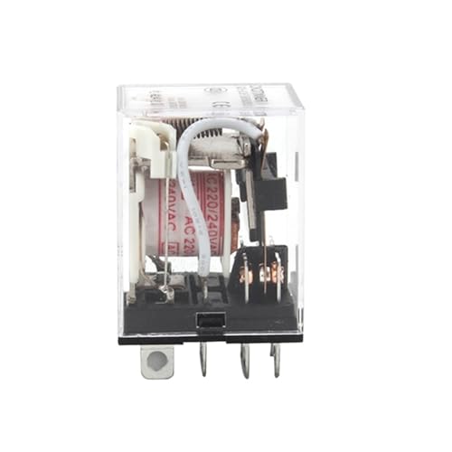 Relé electromagnético MK2P-I DC 24V con bobina de cobre y base 2