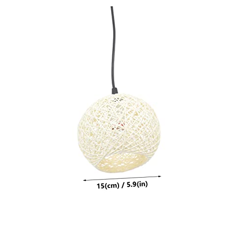 Garvalon 1Pc Chandelier Globe Chandelier Vintage Lantern Chinese Lantern Vintage Chinese Lanterns Chandeliers Ceiling Lights Bar Pendant Light Exquisite Hanging Light Creative Hanging Light #TOP6