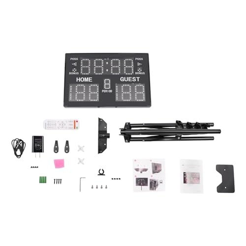 Marcador electrónico portátil con trípode ajustable negro miniatura 4