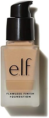 e.l.f. Flawless Finish Foundation, Lightweight & Medium Coverage, Semi-Matte Finish, Pearl, 0.68 Fl Oz (20mL)