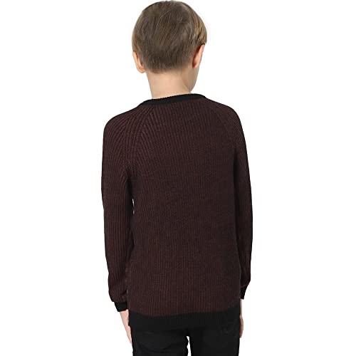 Image of JACK & JONES Boy's Acrylic Round Neck Casual Sweater