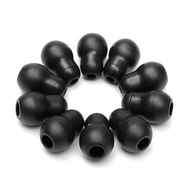 Generic 10Pcs 2Cm Silicone Black Super Soft Earplug Eartips Earpieces For Littmann Stethoscope