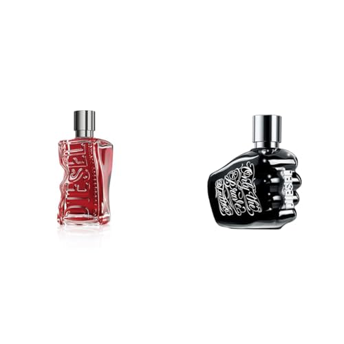 D by Diesel Red Parfüm | Eau de Parfum für Herren 50 ml + Diesel Only the Brave Tattoo Eau de Toilette 200ml