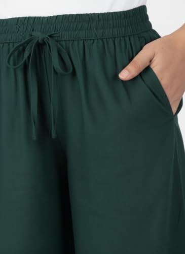 Image of Moirai Super Soft Viscose Rayon Palazzo Pants for Women Relaxed & Regular Fit Solid Palazzo for Women & Girls Casual Ethnic Wear