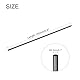 QUARKZMAN 12er Pack Carbonfaserstab, 2,5mm x 150mm für RC Flugzeug DIY Werkzeug Flügelrohr Quadcopter Arm