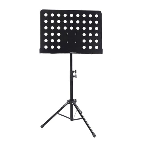 Image of Amazon Basics Orchestral Sheet Music Stand - Portable Black Design for Musicians and Performers