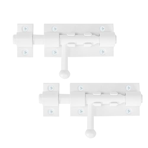 Image of 4 Inch Slide Barrel Bolt Latch Door Slide Lock Heavy Duty Gate Latches