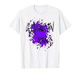 Screwston Texas Houston Design with Purple Paint Splatter T-Shirt