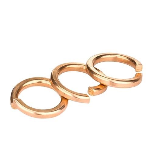 Cercle d'étanchéité en bronze M10, rondelles élastiques cuivre doré, lot de 10pcs