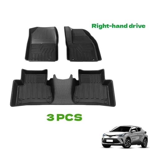 Tapis de coffre pour Toyota CHR 2018-2023 en TPE étanche