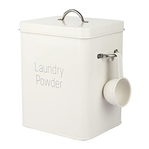 Alipis 1 Juego Balde De Almacenamiento Contenedor De Lavadero Bote De Detergente Para Ropa Sostenedor Del Grano Del Arte Bote De Almacenamiento Hermético Planchar Con Cubierta Lata