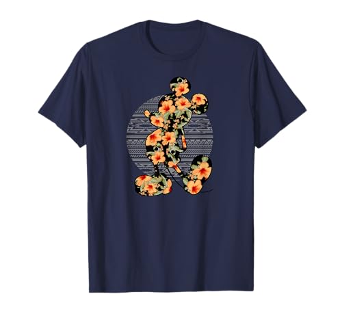 T-shirt Mickey Disney Tropical Dreams en maille burnout dévorée pour homme