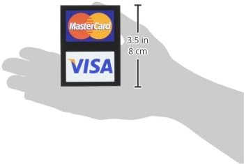 Mastercard/Visa Credit Card Decals 4 pack