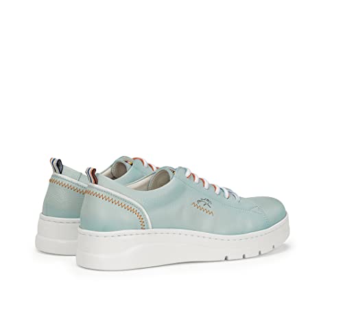 Deportivos Fluchos F1422 Indios Agua Blanco POMPAS de piel cómodos 3