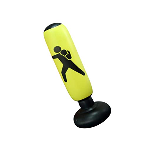 IMIKEYA Fitness Inflável Infantil Saco de pancadas Stress Punch Tower Speed Bag Stand Power Boxing B