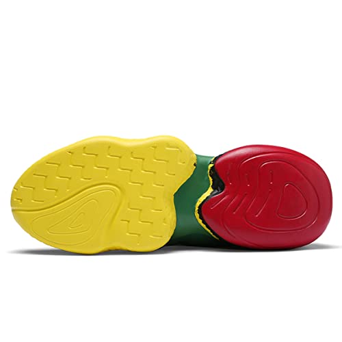 LIBINXIF Women's Men's Upper Light Breathable Fashion Non-Slip Sneakers Comfortable Walking Shoes Couple Shoes Sock Shoes Running Shoes Trainers Shoes Large Shoes4