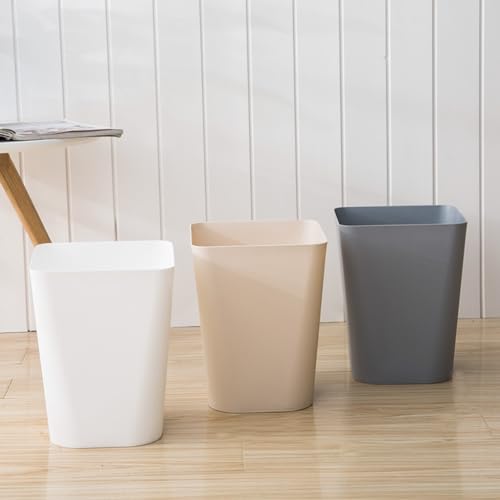 Poubelle simple sans couvercle modèle E corbeille à déchets plastique