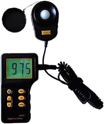 AR823 Light Meter - Split Illuminance Meter & Photometer for Accurate Light Brightness Detection, Ideal for Photography, Horticulture, and Indoor Lighting Assessment
