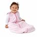 baby deedee Sleep Nest Teddy Baby Sleeping Bag, Pink, Medium (6-18 Months)