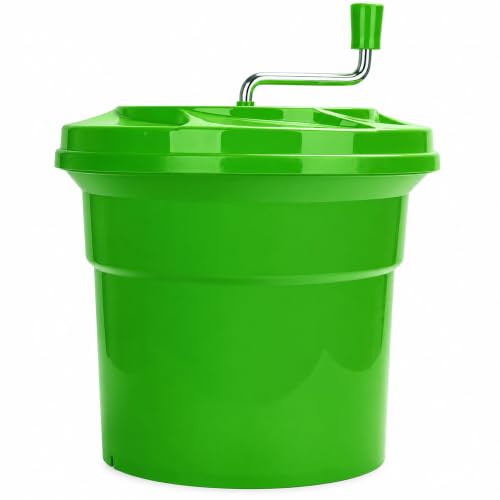 Wutfly 5 Gallon Large Commercial Manual Salad Spinner/Dryer