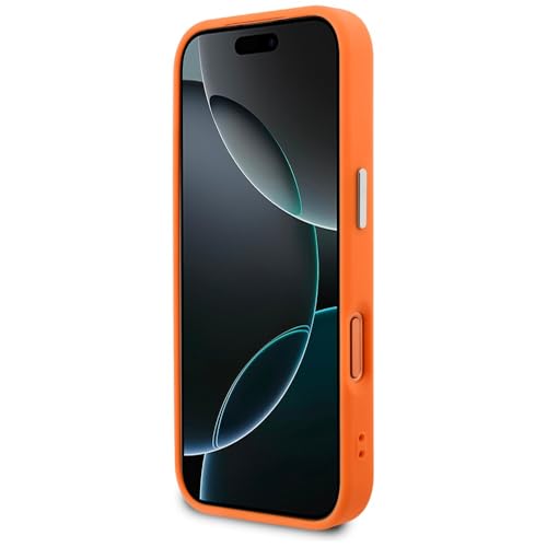Coque Karl Lagerfeld iPhone 17 Pro orange compatible MagSafe RSG - 5