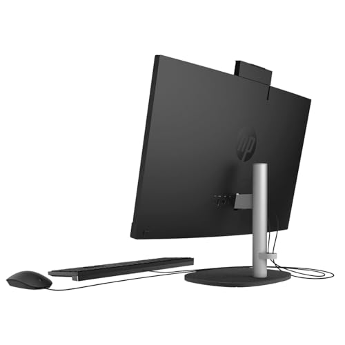 Image of HP 27-cr100 All-in-One Desktop, 2024, 27 inch 1920 x 1080 IPS 60Hz, Intel Core Ultra 7 155U 12-Core, Intel Iris Xe Graphics, 32GB DDR5, 1TB SSD, Windows 11 Pro, Wi-Fi, BT 5.3, 720p Camera, Jet Black