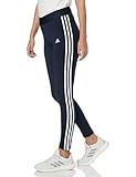 adidas Damen 3S Leggings, Legink/White, L