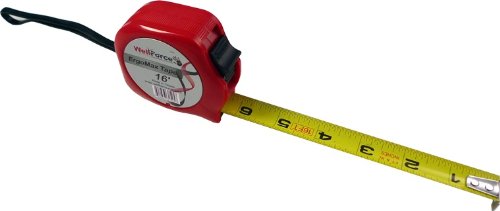 QUALCONNECT ErgoMax Tape Measure 5M/16FT, Blade 19MM Wide