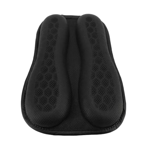 Cojín para asiento de motocicleta transpirable con absorción de golpes para viajes largos
