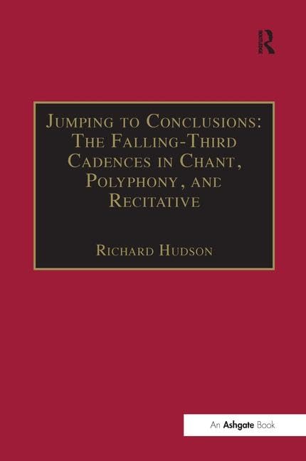 Cadences en chant polyphonie et recitatif livre falling-third